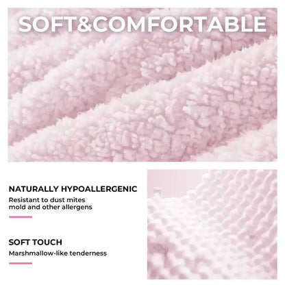 Struttura letto imbottita con piattaforma per bambini/ragazze con testiera a fiori e illuminazione integrata, letto in tessuto bouclé con cassetti portaoggetti, rosa/bianco