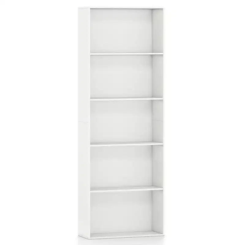 Libreria aperta a 5 ripiani, scaffale espositivo e organizer autoportante