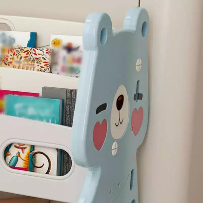 Organizzatore di giocattoli per bambini, libreria a 2 ripiani con 12 contenitori per sala giochi e aula